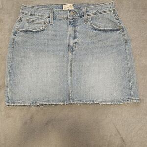Universal Thread Light Blue Denim Mini Skirt Size 12